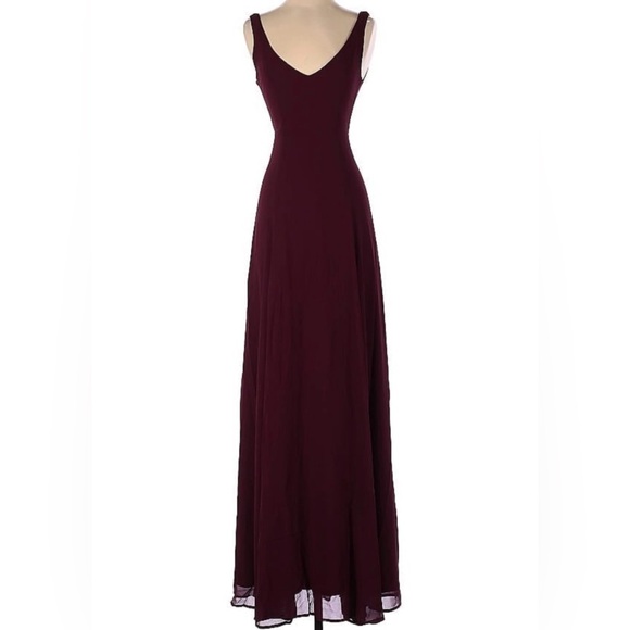 NWT Show Me Your Mumu Jenn Maxi Dress Merlot XXS - Picture 4 of 9